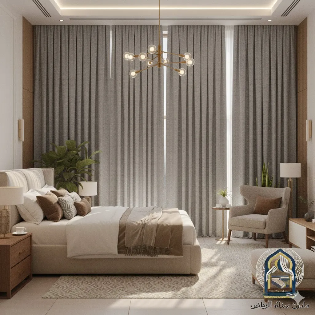 Luxury Blackout Curtains for Bedrooms in Riyadh Villas